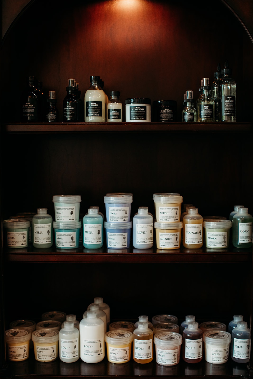 Curated hair care products